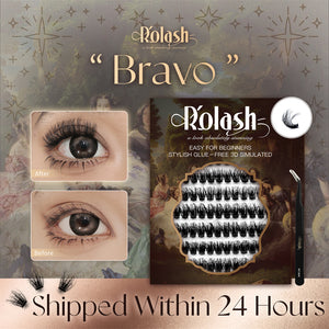 Rolash False Eyelashes 完美睫毛嫁接<bravo> - 彩妆|160Clusters