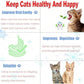 "猫薄荷墙球，自粘咀嚼玩具，猫咪牙齿清洁，含可食用银藤球"