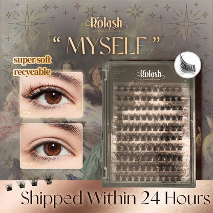 Rolash False Eyelashes 完美嫁接睫毛<Myself> - 彩妆|110Clusters